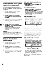 Предварительный просмотр 76 страницы Sony CDX-MP30 Operating Instruction