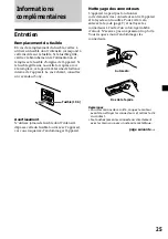 Предварительный просмотр 85 страницы Sony CDX-MP30 Operating Instruction