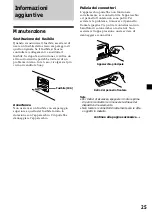 Предварительный просмотр 115 страницы Sony CDX-MP30 Operating Instruction