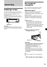 Предварительный просмотр 129 страницы Sony CDX-MP30 Operating Instruction