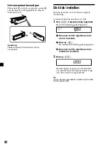 Предварительный просмотр 130 страницы Sony CDX-MP30 Operating Instruction