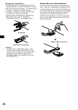 Preview for 56 page of Sony CDX-MP40 Installation/Connection Operating Instructions Manual