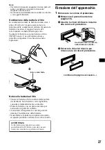 Предварительный просмотр 121 страницы Sony CDX-MP40 Installation/Connection Operating Instructions Manual