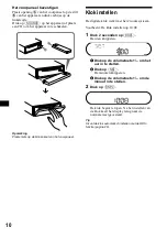 Preview for 136 page of Sony CDX-MP40 Installation/Connection Operating Instructions Manual