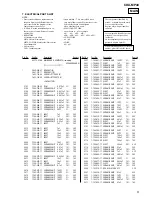 Предварительный просмотр 61 страницы Sony CDX-MP40 Installation/Connection Service Manual