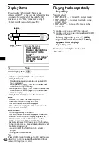 Preview for 12 page of Sony CDX-MP40  (XT-XM1) Operating Instructions Manual