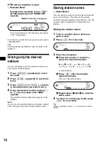 Предварительный просмотр 16 страницы Sony CDX-MP40  (XT-XM1) Operating Instructions Manual