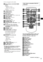 Preview for 5 page of Sony CDX-MP70 Installation/Connection Operating Instructions Manual