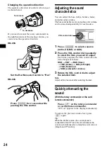 Предварительный просмотр 24 страницы Sony CDX-MP70 Installation/Connection Operating Instructions Manual