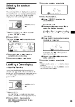 Предварительный просмотр 29 страницы Sony CDX-MP70 Installation/Connection Operating Instructions Manual