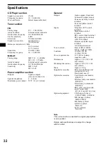 Preview for 32 page of Sony CDX-MP70 Installation/Connection Operating Instructions Manual