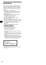 Preview for 36 page of Sony CDX-MP70 Installation/Connection Operating Instructions Manual