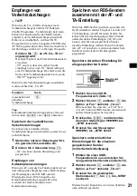 Preview for 55 page of Sony CDX-MP70 Installation/Connection Operating Instructions Manual