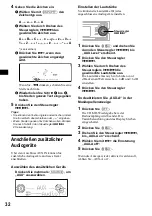 Предварительный просмотр 66 страницы Sony CDX-MP70 Installation/Connection Operating Instructions Manual