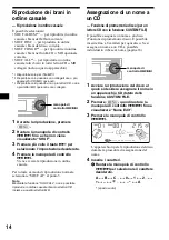 Preview for 122 page of Sony CDX-MP70 Installation/Connection Operating Instructions Manual