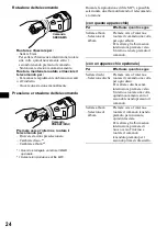 Preview for 132 page of Sony CDX-MP70 Installation/Connection Operating Instructions Manual