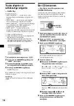 Preview for 158 page of Sony CDX-MP70 Installation/Connection Operating Instructions Manual