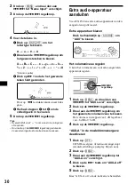 Предварительный просмотр 174 страницы Sony CDX-MP70 Installation/Connection Operating Instructions Manual