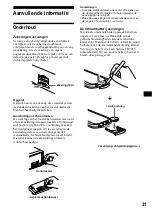 Предварительный просмотр 175 страницы Sony CDX-MP70 Installation/Connection Operating Instructions Manual