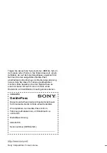 Preview for 182 page of Sony CDX-MP70 Installation/Connection Operating Instructions Manual