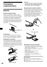 Предварительный просмотр 60 страницы Sony CDX-MP80 Operating Instructions Manual