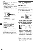 Предварительный просмотр 86 страницы Sony CDX-MP80 Operating Instructions Manual