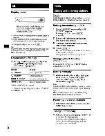 Предварительный просмотр 8 страницы Sony CDX-MR10 Operating Instructions Manual