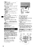 Предварительный просмотр 12 страницы Sony CDX-MR10 Operating Instructions Manual