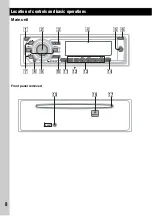 Предварительный просмотр 8 страницы Sony CDX-MR50IP Operating Instructions Manual