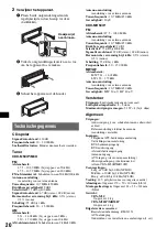 Предварительный просмотр 120 страницы Sony CDX-MR50IP Operating Instructions Manual