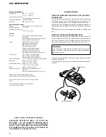 Предварительный просмотр 2 страницы Sony CDX-MR50IP Service Manual