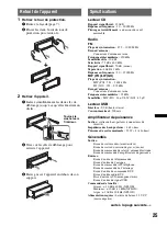 Предварительный просмотр 51 страницы Sony CDX-MR60UI Operating Instructions Manual