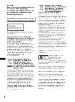 Предварительный просмотр 84 страницы Sony CDX-MR60UI Operating Instructions Manual