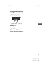 Preview for 7 page of Sony CDX-NC9950 Operating Instructions Manual