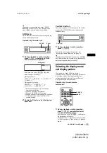 Preview for 11 page of Sony CDX-NC9950 Operating Instructions Manual