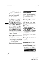 Preview for 20 page of Sony CDX-NC9950 Operating Instructions Manual