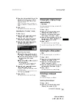 Preview for 21 page of Sony CDX-NC9950 Operating Instructions Manual