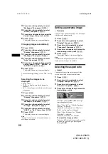 Preview for 22 page of Sony CDX-NC9950 Operating Instructions Manual