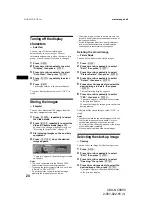 Preview for 24 page of Sony CDX-NC9950 Operating Instructions Manual