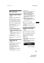 Preview for 29 page of Sony CDX-NC9950 Operating Instructions Manual