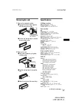 Preview for 37 page of Sony CDX-NC9950 Operating Instructions Manual