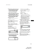 Preview for 51 page of Sony CDX-NC9950 Operating Instructions Manual