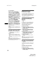 Preview for 62 page of Sony CDX-NC9950 Operating Instructions Manual