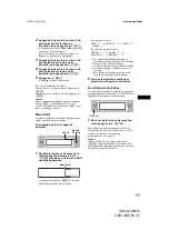 Preview for 97 page of Sony CDX-NC9950 Operating Instructions Manual