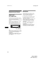 Preview for 136 page of Sony CDX-NC9950 Operating Instructions Manual