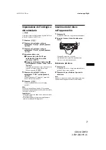 Preview for 137 page of Sony CDX-NC9950 Operating Instructions Manual