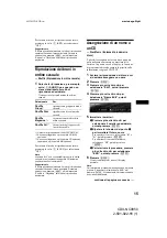 Preview for 145 page of Sony CDX-NC9950 Operating Instructions Manual