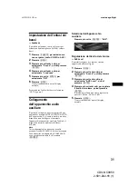 Preview for 161 page of Sony CDX-NC9950 Operating Instructions Manual