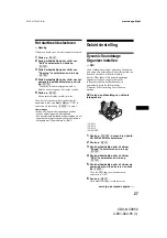 Preview for 201 page of Sony CDX-NC9950 Operating Instructions Manual