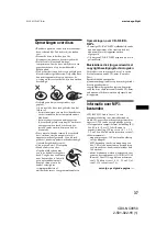 Preview for 211 page of Sony CDX-NC9950 Operating Instructions Manual